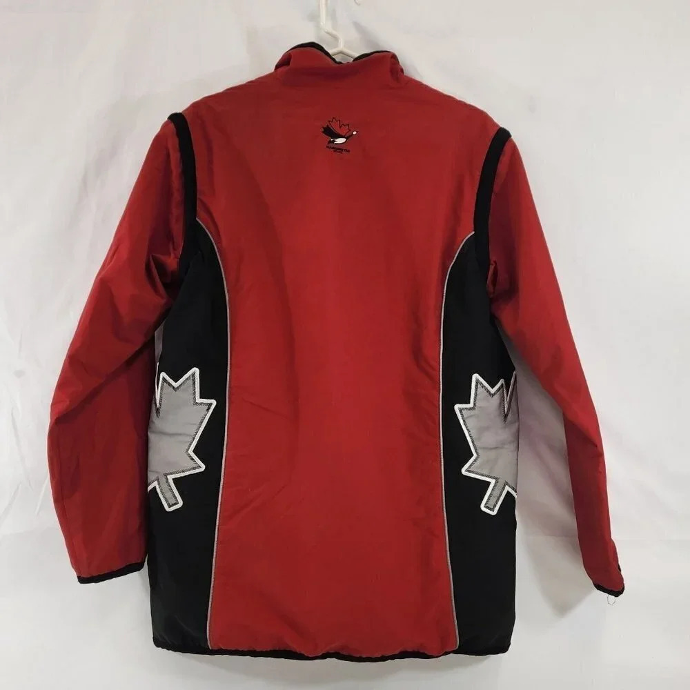 Canada 2002 Commonwealth Games Team Issue Ping Pong Jacket Vest Zellers Mens S - Picture 6 of 11